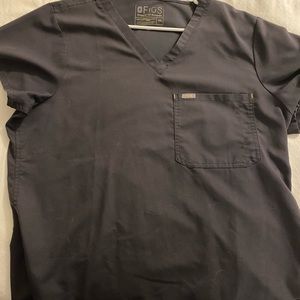 Figs charcoal Catarina XXL with yellow stitching